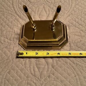 Elegant Brass double Pen Holder